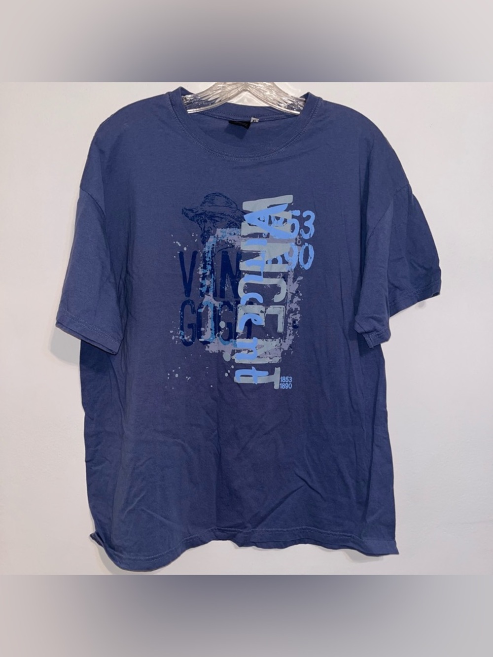 Men's Navy Graphic Short Sleeve Tee